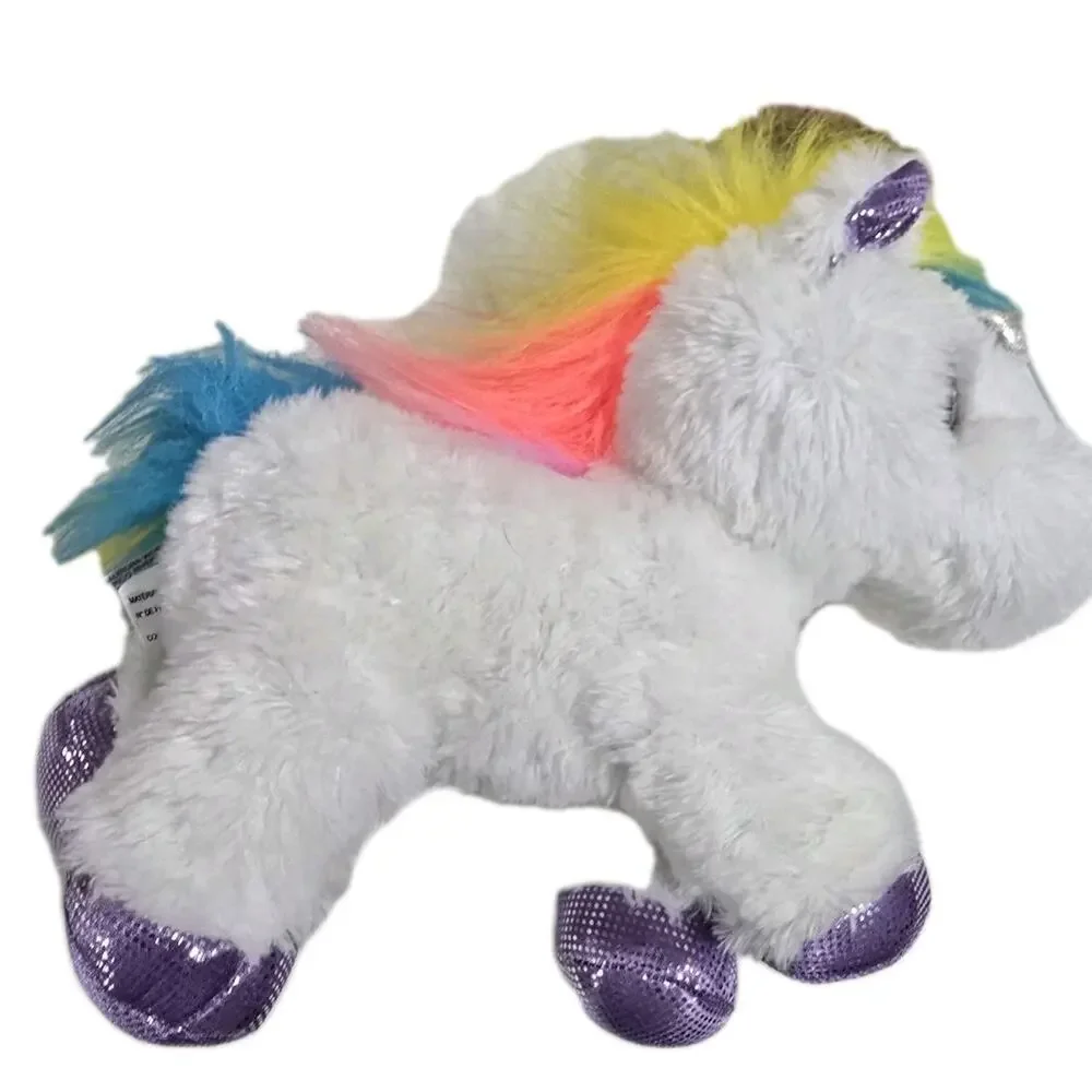 Sparkle Tales Rainbow Unicorn Stuffed Animal Plush Toy Aurora 2019 White - Picture 4 of 9